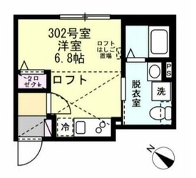 （仮称）平間Ａアパートの物件間取画像